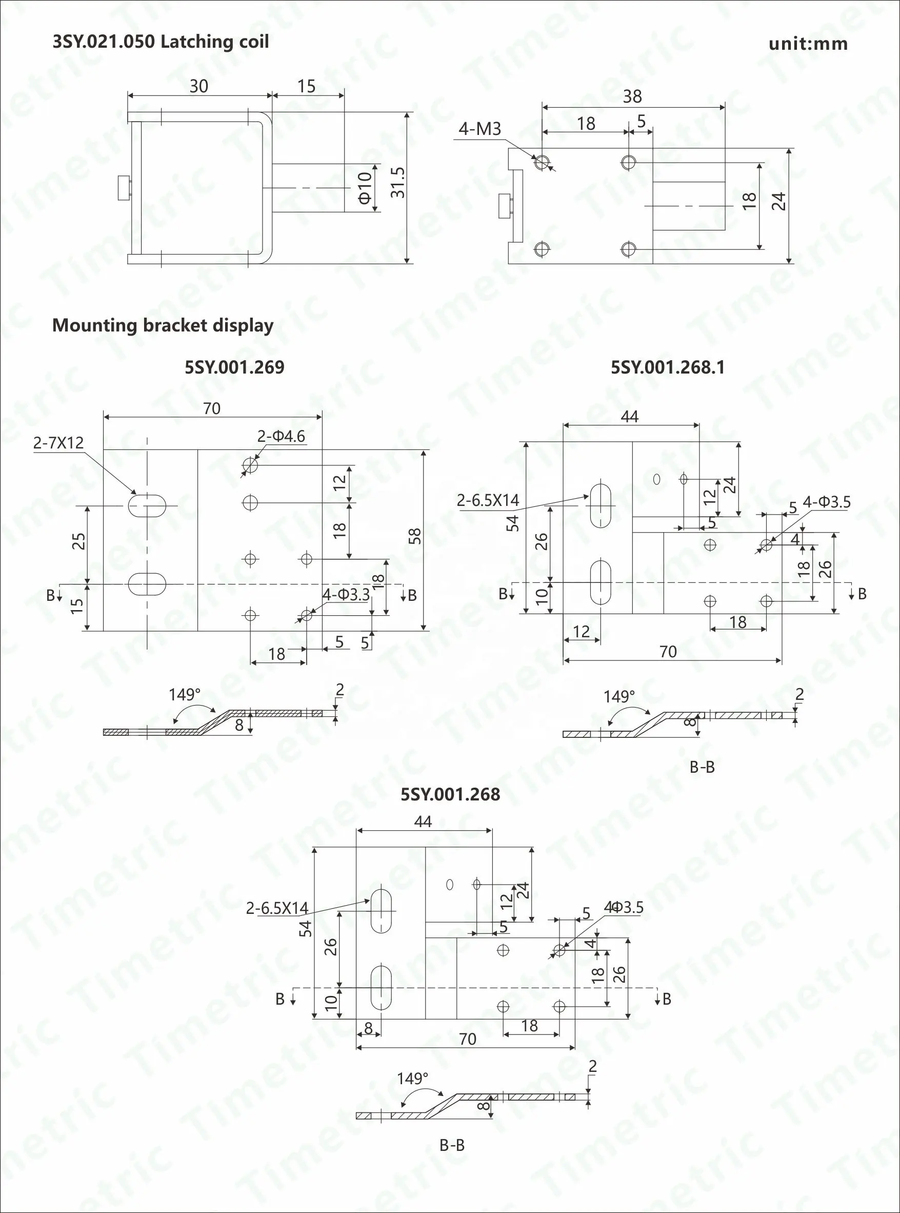 VS1 / CTB Mechanism Coils/ Electromagnet/ Magnet / Overcurrent Coil/ Trip Coils