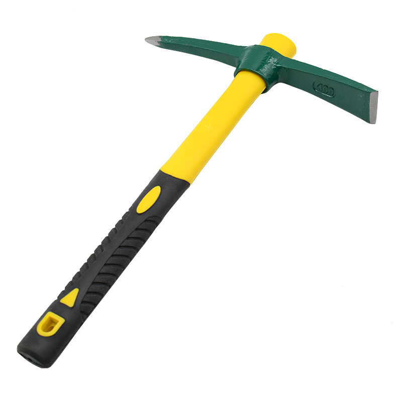 Multifunctional Pickaxe Outdoor Camping Mountain Fiberglass Handle Hand Tool Weeder Care Tool