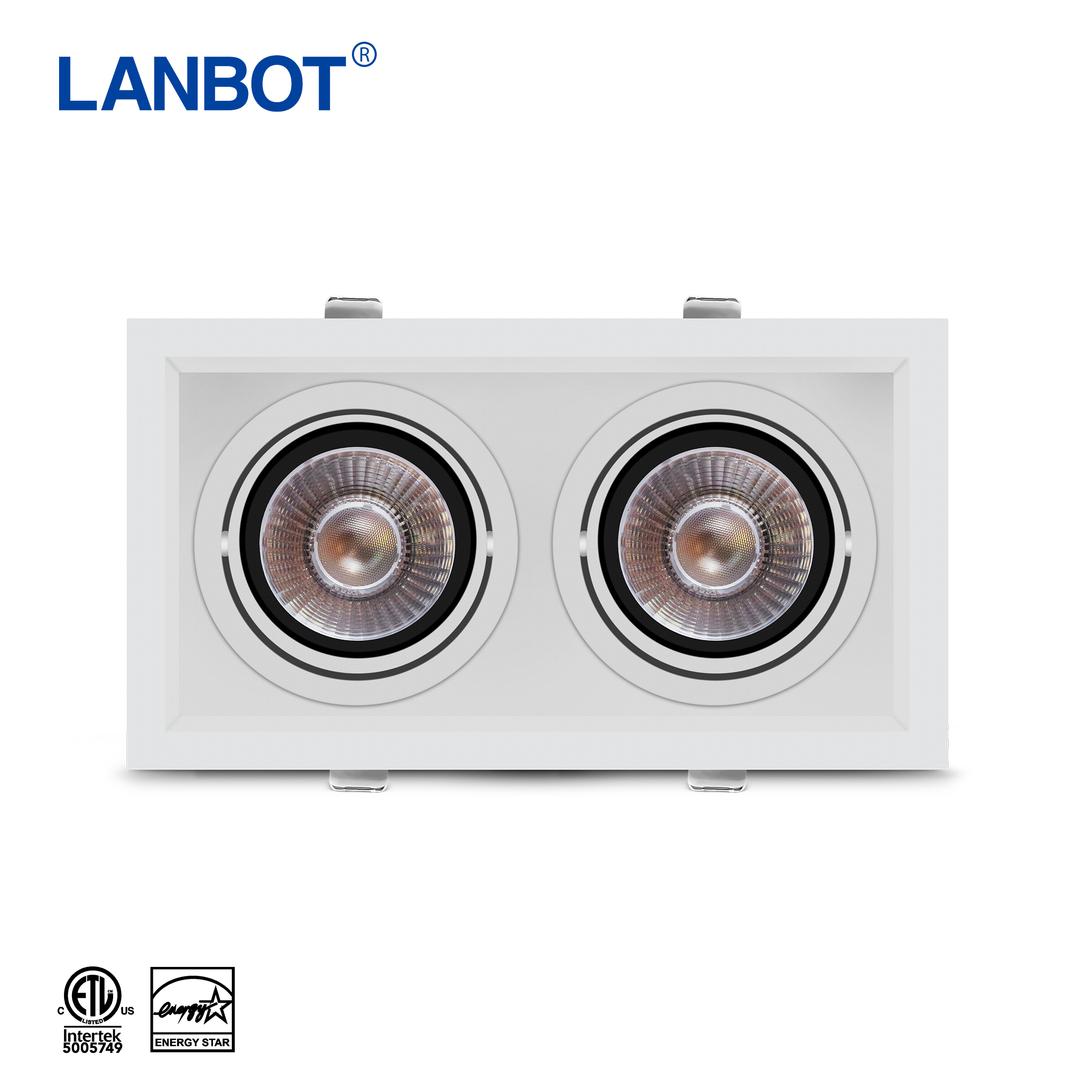 Lanbot Горячая продажа потолочные 100 Вт Светодиодные решетки потолочные светильники с регулируемой яркостью 9 Вт
