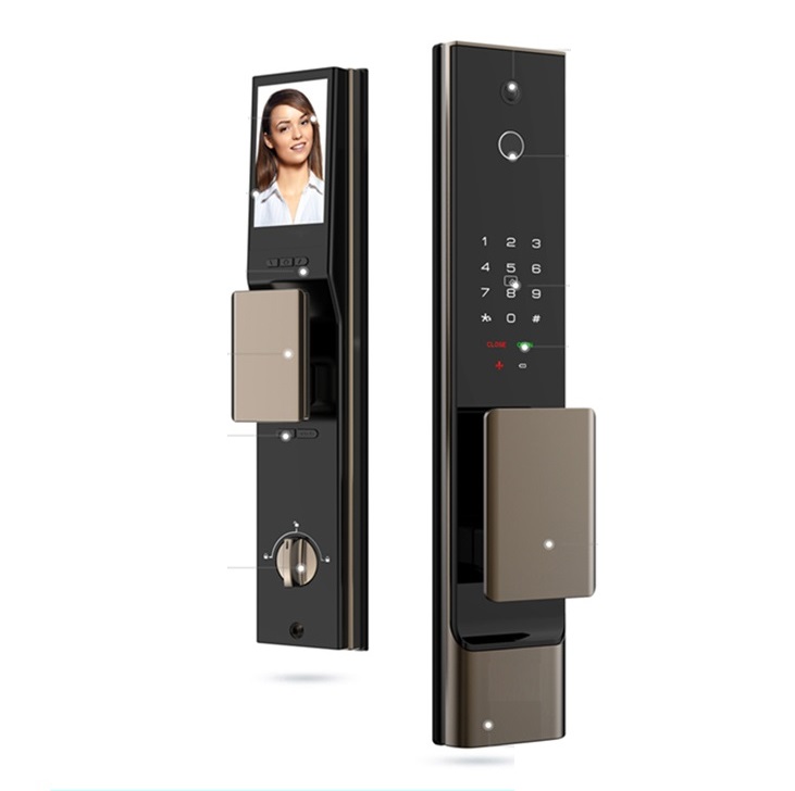 High Security Automatic Wifi Lock Camera Wifi Door Lock Fingerprint Smart Wifi Door Lock
