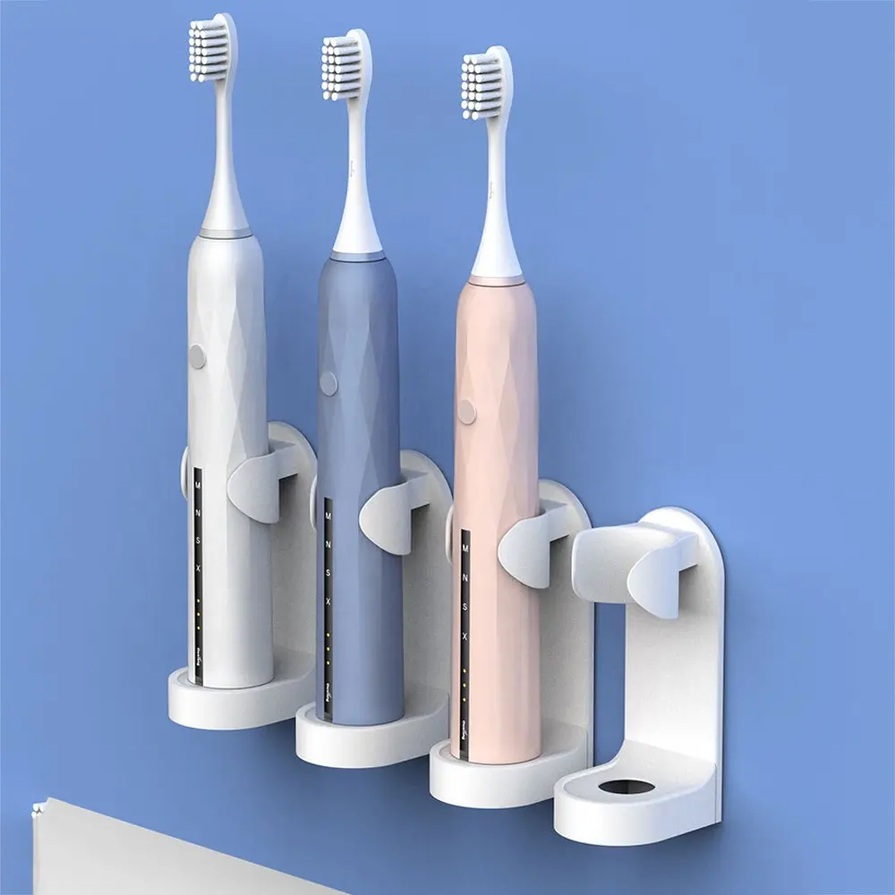 Креативный немаркирующий держатель для зубной щетки QY, компактные аксессуары для ванной комнаты, настенный кронштейн для электрической зубной щетки