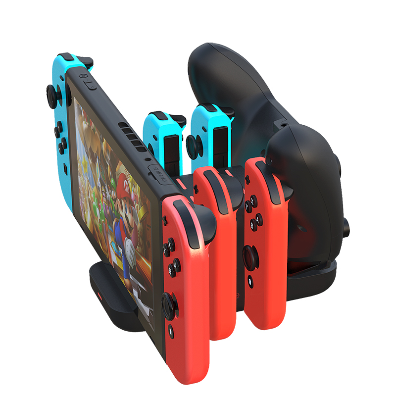 Новый продукт со светодиодными лампами Type C порт зарядная док-станция для Nintendo Switch Lite
