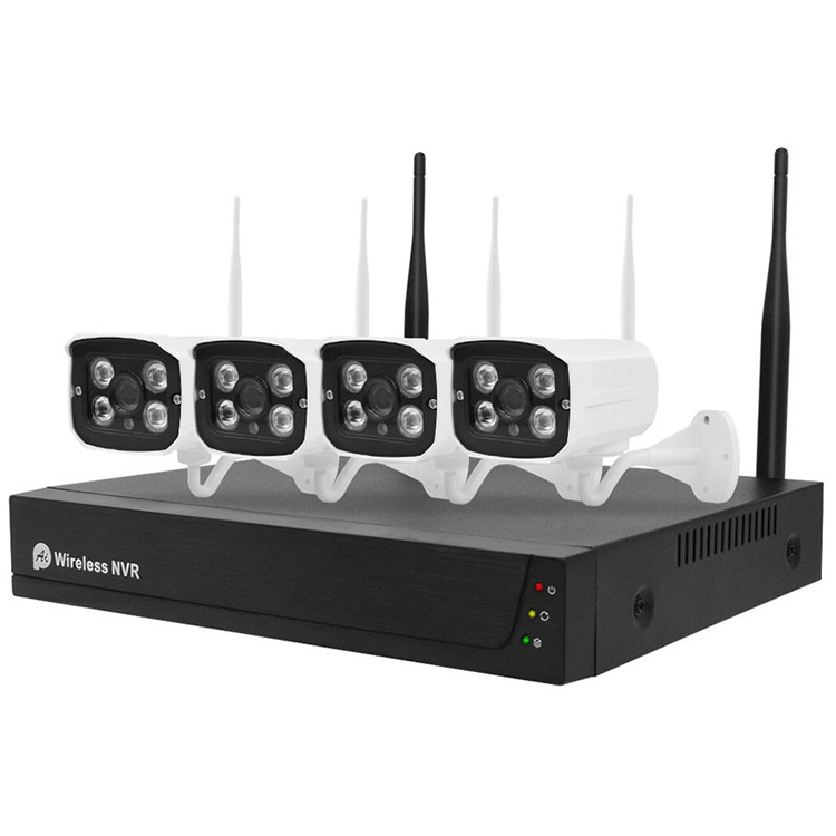 4 ChannelsWifi CCTV камера системы IP камера NVR комплект с обнаружения человека
