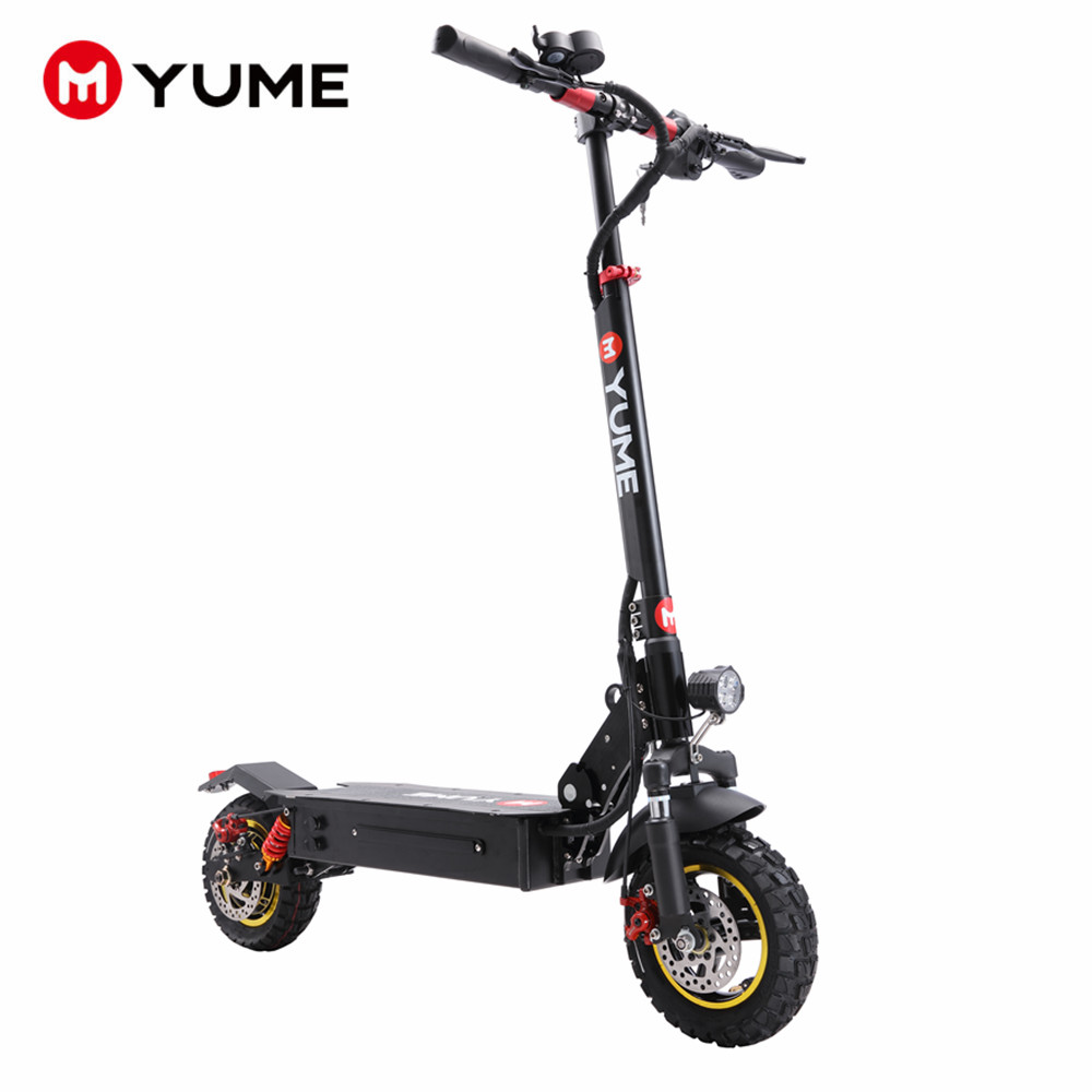 YUME 2020 Новое поступление e скутер складной мощный 800w или 1000w один мотор 2-х колесный электрический самокат для взрослых