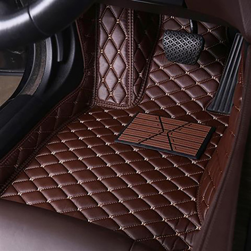 Авто ножные коврики Кожаный Автомобильный Брелок 3D Авто Matten ковер тормозные колодки для Honda CRV CR-V вариабельности сердечного ритма HR-V XRV URV BRV Odyssey Jade CRZ CR-Z освобождается X-NV