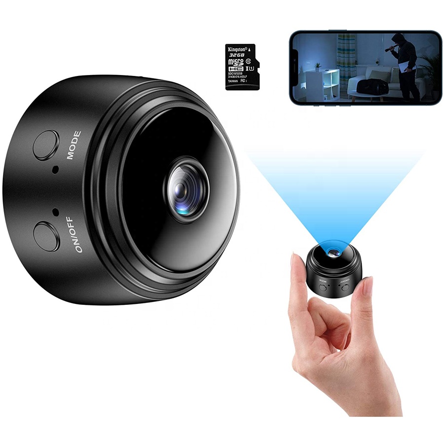 Микро мини-камера wifi HD 1080P со смартфоном и ночное видение умный дом безопасности видео камера