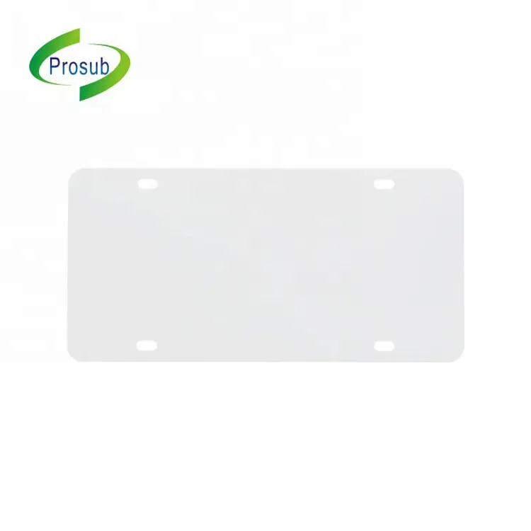 Customize Size Blank Car License Plate Sublimation Car License Aluminum Auto License Plates