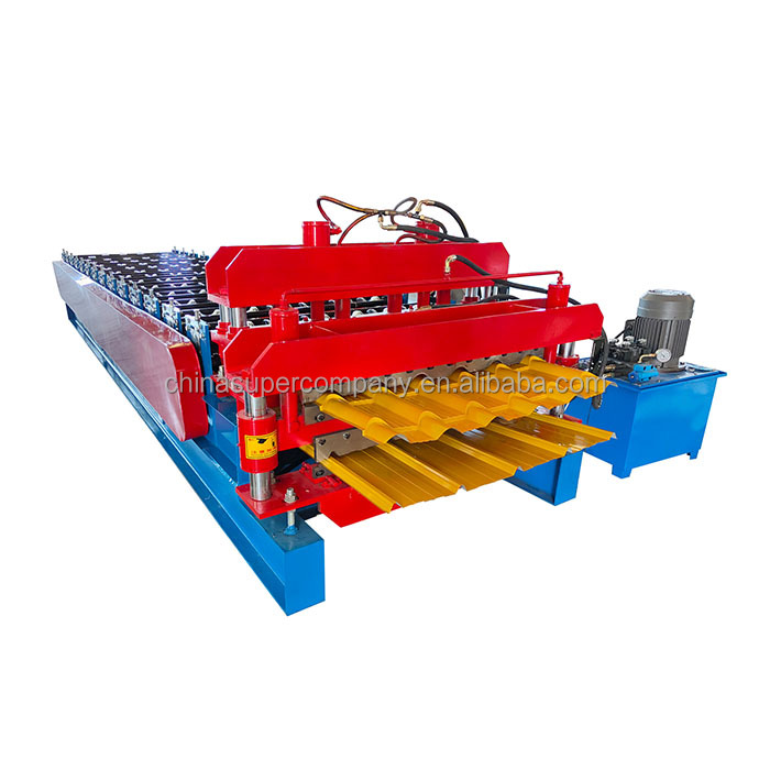 Double Deck Roof Panel silo roll forming machine