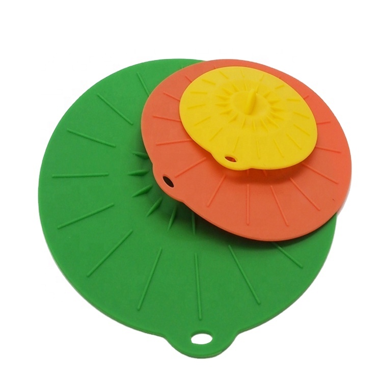 OKSILICONE многоразовые герметичные термостойкие силиконовые крышки разных размеров, вакуумные консервационные крышки для сохранения свежести, силиконовый чехол
