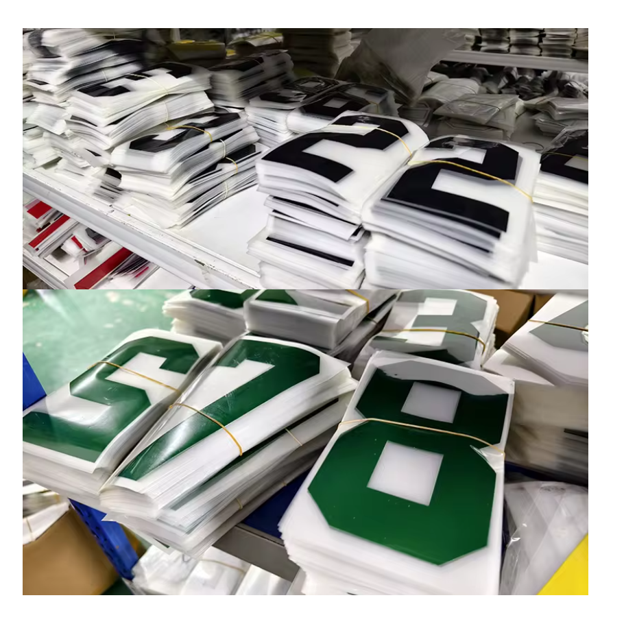 Plastisol Heat Transfers Sports Numbers Print Wholesale Heat Transfer Vinyl Garment Heat Press DTF / Screen Print