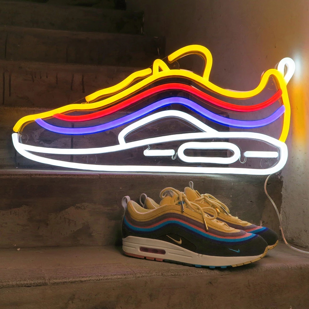 Dropshipping Custom Made Neon Light Large LED Illuminated Neon Light Sneaker Light Neon