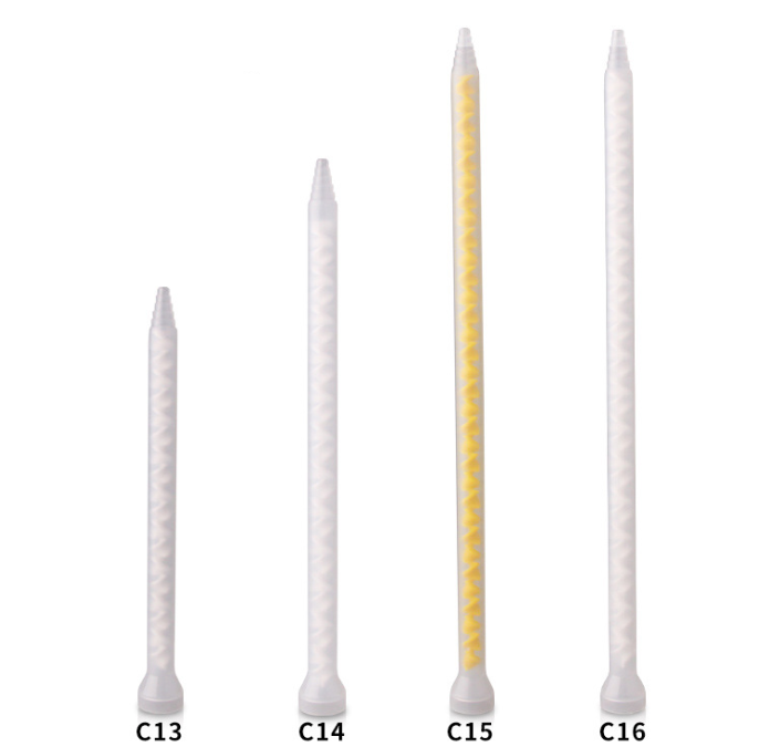 MC6-32 2K Epoxy  Bell-Mount  Epoxy Resin Dispenser Static Mixer Tip Disposable 32 Elements  Mixing Tips