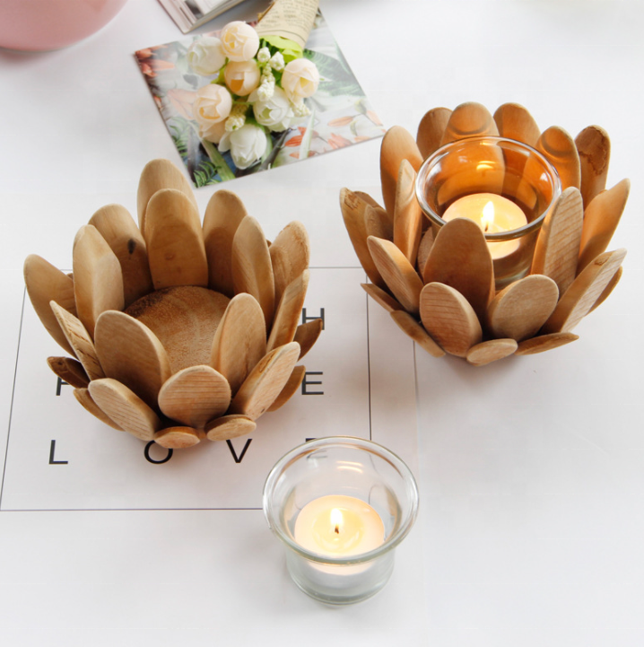 Lanterns And Candle Jars Candle Pillar Christmas Decorativenordicweddingswooden Other Candle Holder