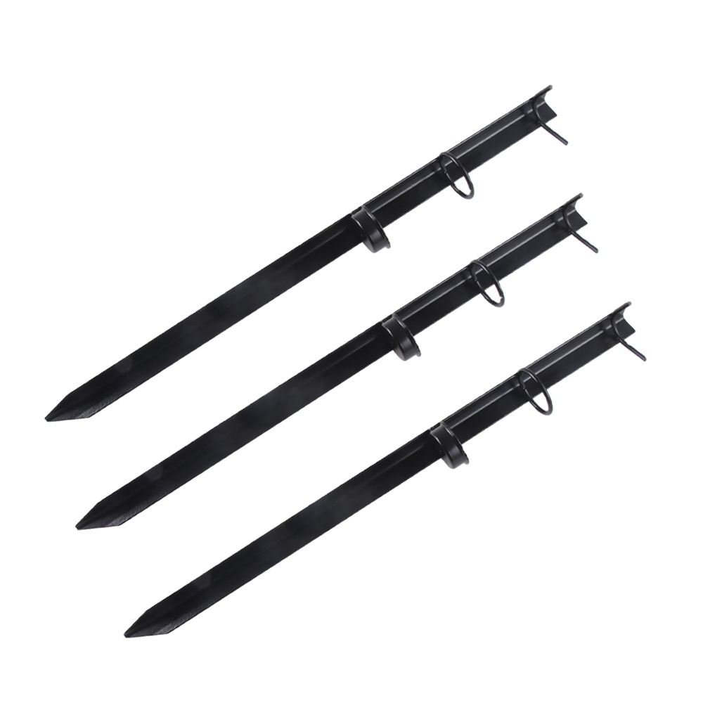 High Quality Pointed Tip Can Be Inserted Into Soil Lacquered Fishing Rod Holder