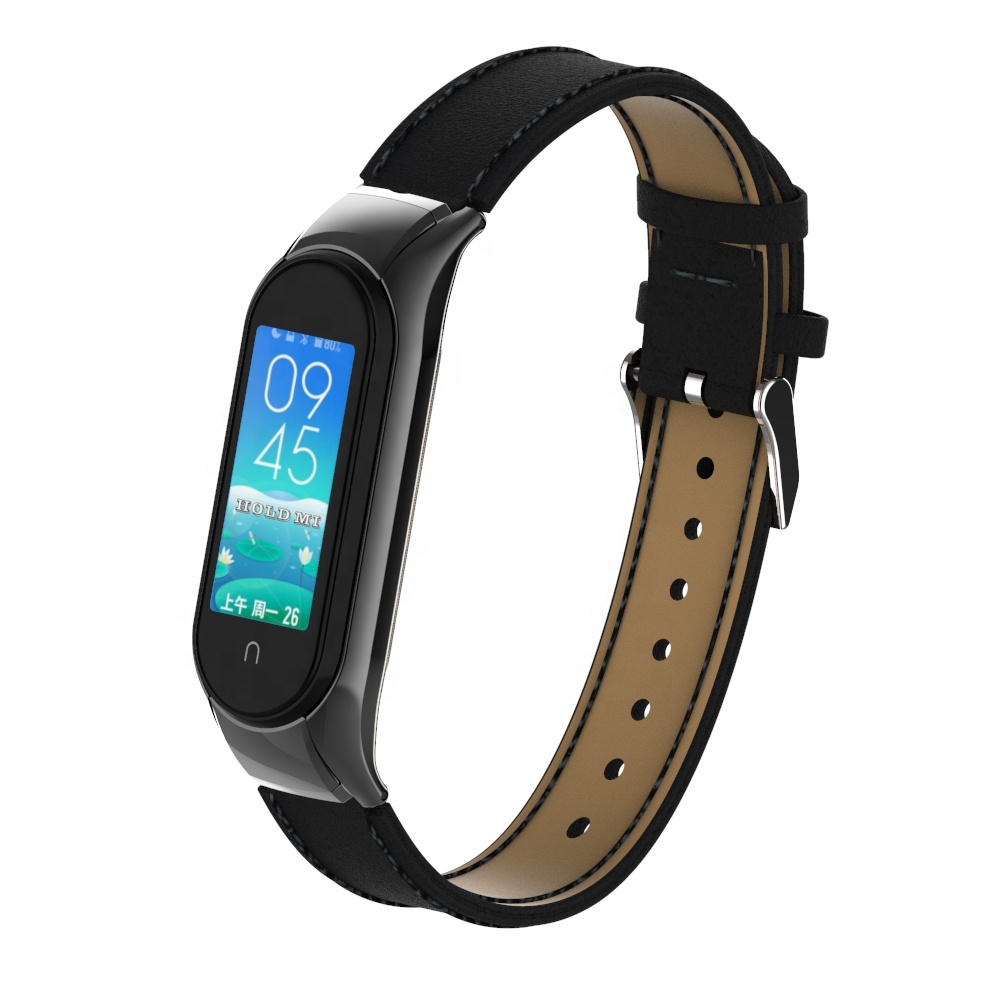 ODM Holdmi новый продукт 50334 Серия 32 цвета кожаный Тип miband5 ремешок для xiaomi mi band 6 5