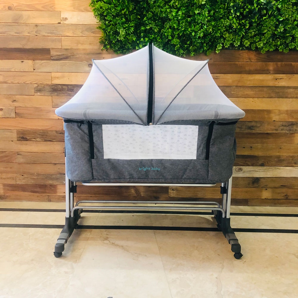 Складные детские кроватки 3 в 1 Brightbebe Newbore, ко-спальный манеж EN1130/ASTM, детская кроватка для сна