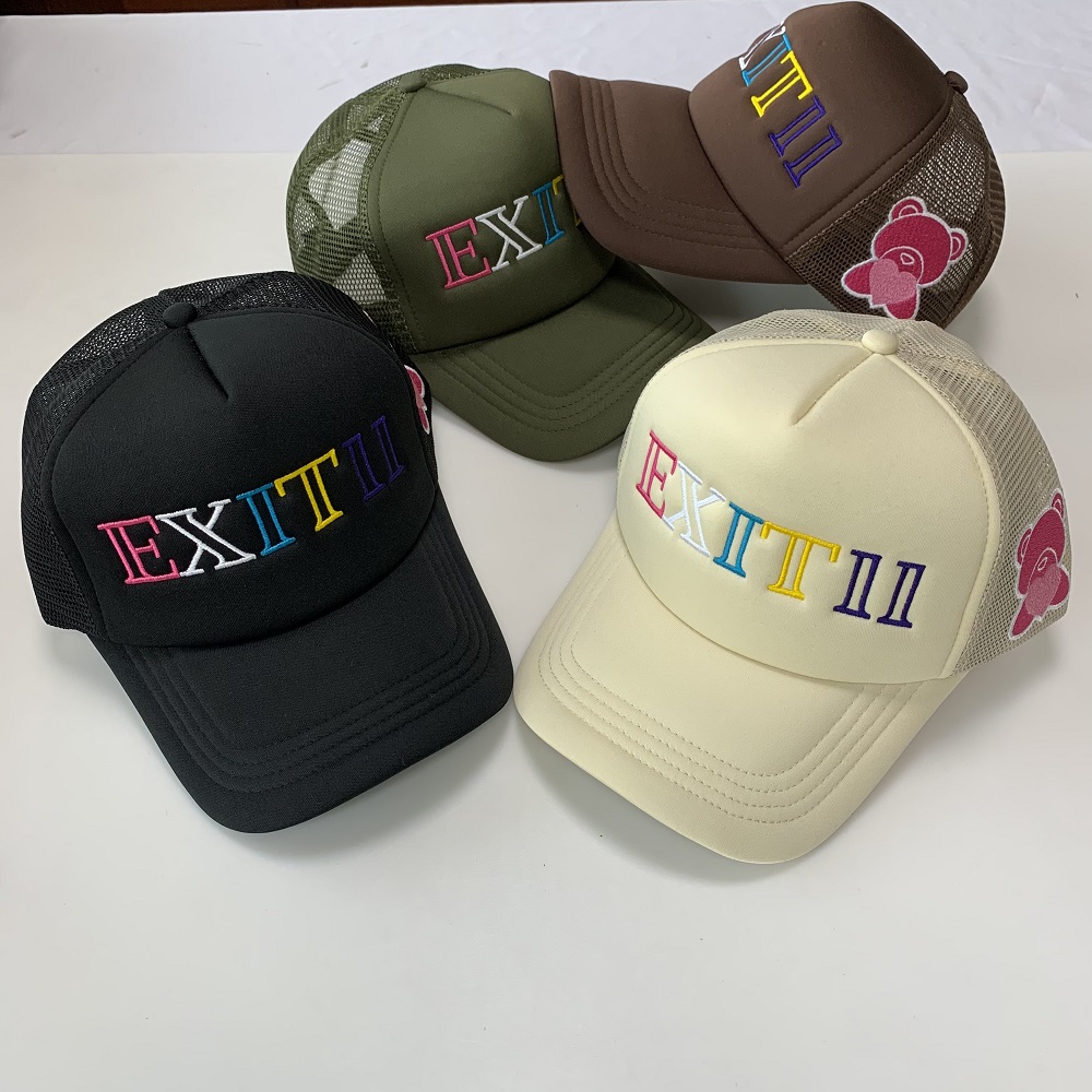 Factory wholesale custom high quality embroidery trucker hat patch truck cap