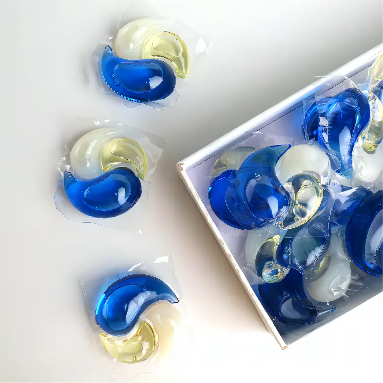 Wholesale Detergent Pods Water Soluble Washing Pods Detergent Household Washing Capsules 3 in 1 Liquid Laundry Detergent Pods