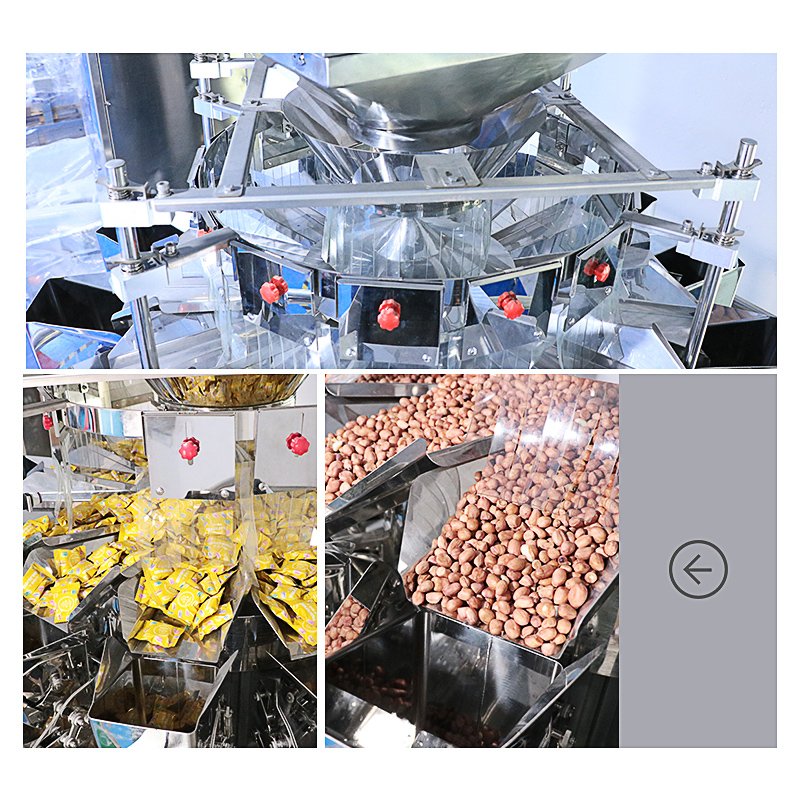 Snack peanuts zipper pouch doypack automatic nuts packaging machines for grains