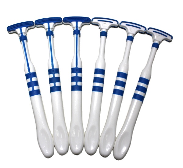 Europe style oral care tongue cleaner brush
