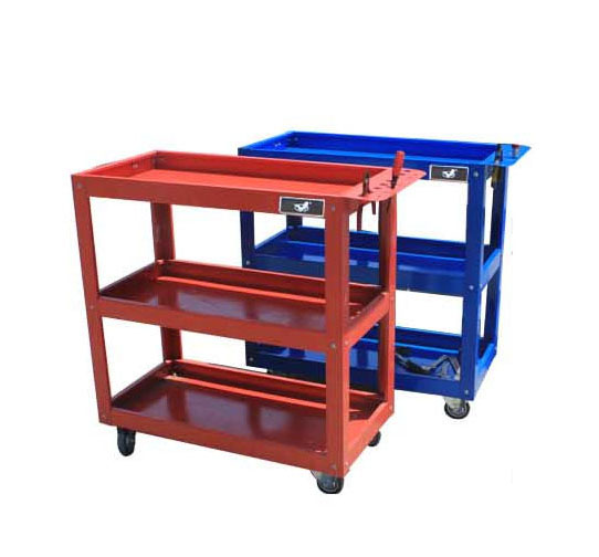 Eager High Quality Hand Push Mobile Metal Painting Artist Collection Trolley