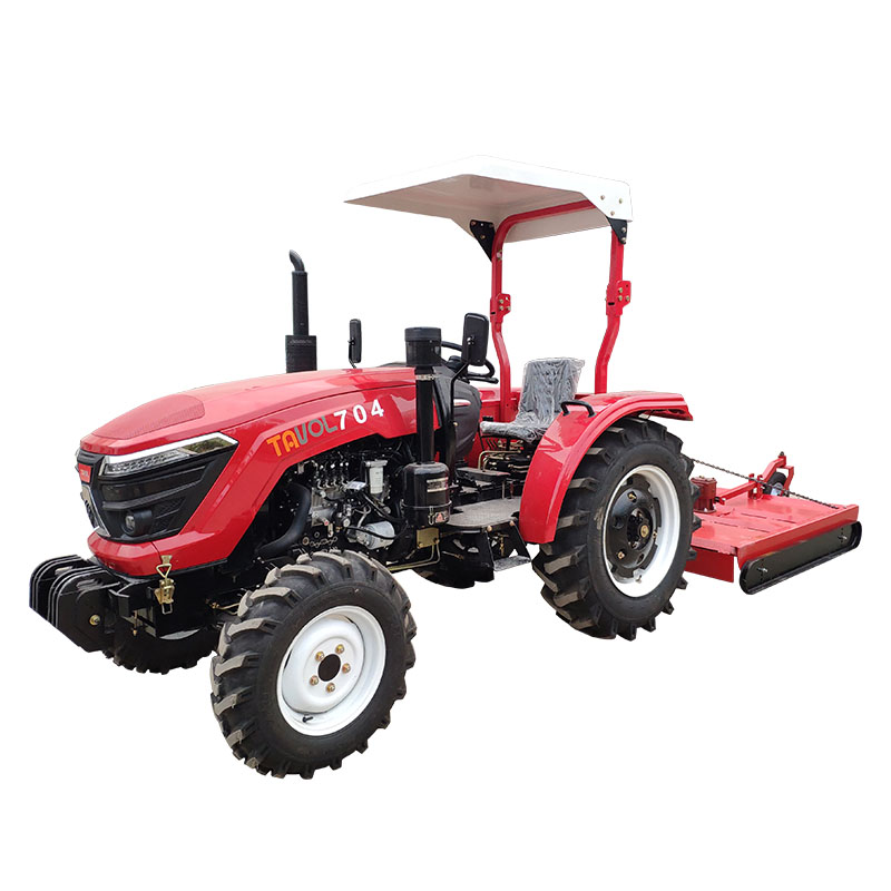 70hp 4wd фермерский трактор с газонокосилкой из Китая