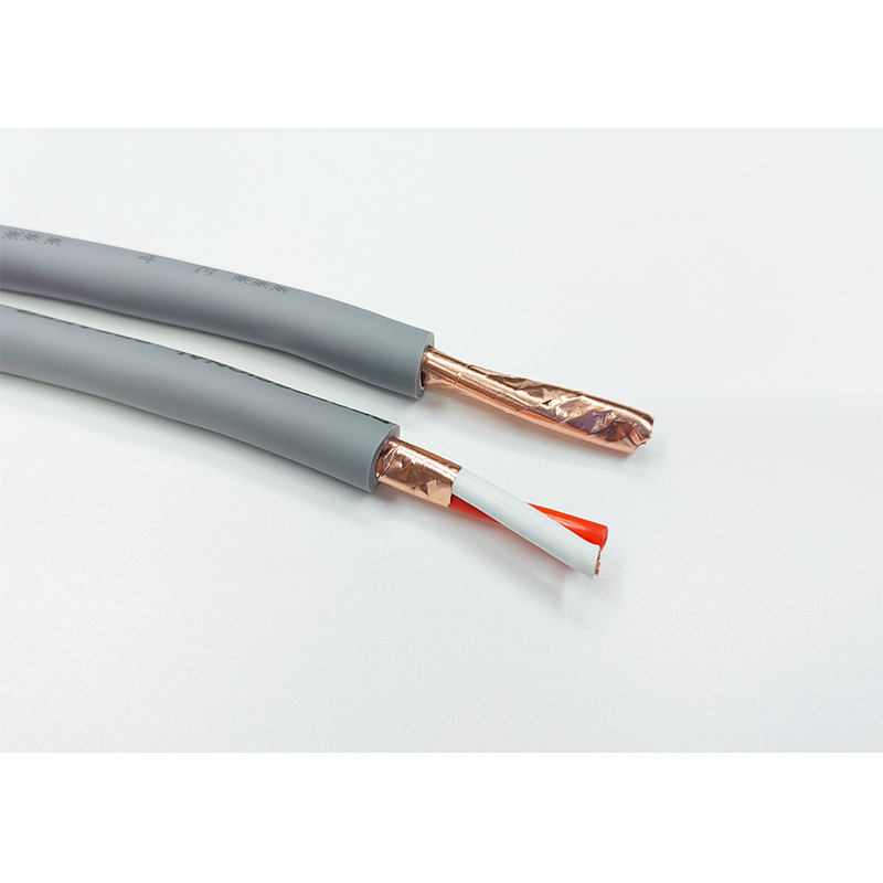 Гибкий Двухъядерный 2x2,5 15AWG OFC медный алюминиевый Поролоновый экранированный серый провод для выступления сценического громкоговорителя 100 м провод для концертного акустического кабеля