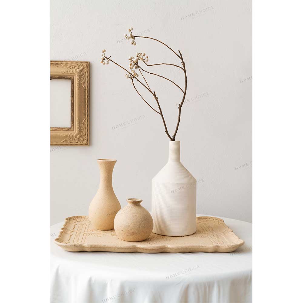 luxury style modern decoration vases wedding flower wooden vases for home decor wood flower vases