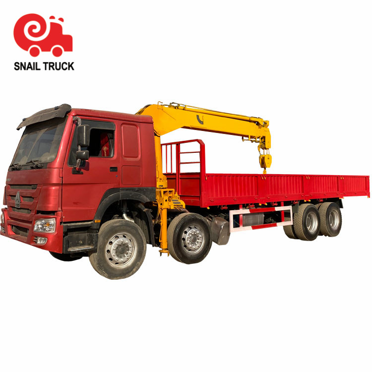 Горячая продажа Sinotruk howo 8x4 автокран 12 тонн стрела Автокран