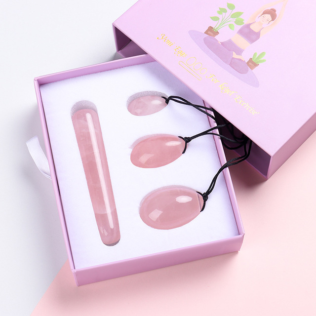 Yoni паровые яйца нефритовый Кристалл kegel вагинальный массаж нефритовый Йони Яйца gia сертификат с коробкой