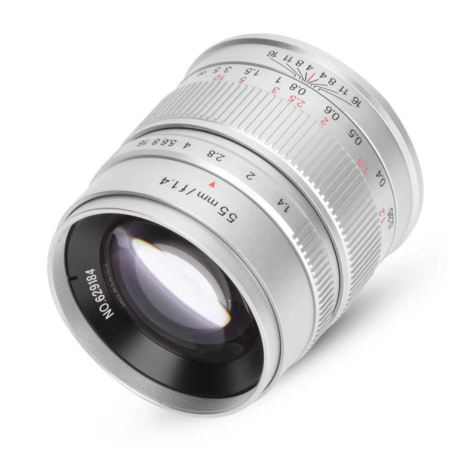 7 artisans 55 мм F1.4 фотографии макро цифровой зеркальной фотокамеры объектив APS-C объектив с фиксированным фокусным расстоянием объектива Sony NEX E крепление Canon EF-M Fuji FX Macro 4/3 крепление