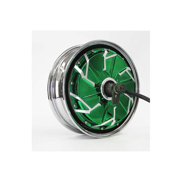 QSMOTOR12 дюймов 2000W3000W 4000W электрический скейтборд Электрический мотоцикл бесщеточный двигатель постоянного тока концентратор двигатель гальваническое покрытие зеленый