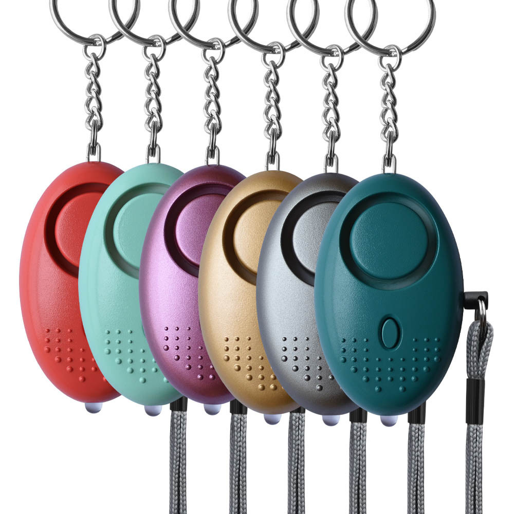 self defense alarms keychain for women self defensive flashlight personal security equipment anti-attack self defense supplies