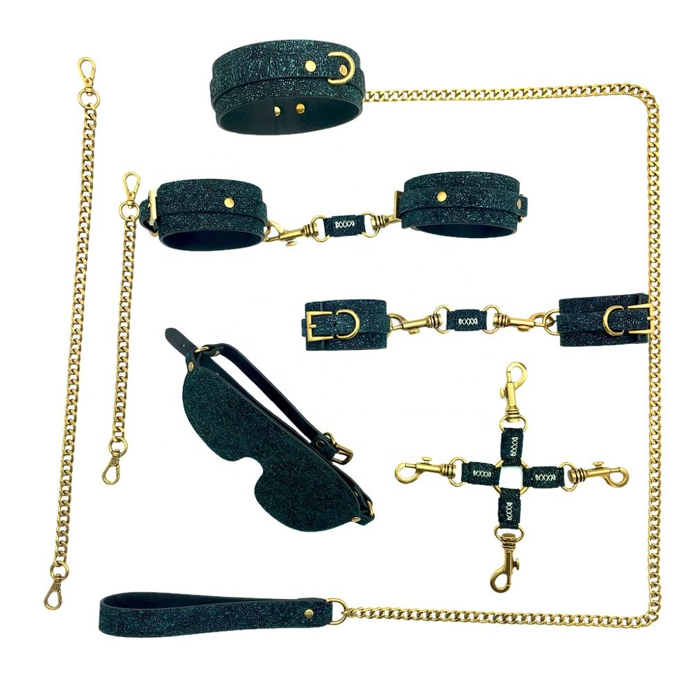 Sexy Product Leather Set Premium Sm Game Adult Couples Flirting Sex Toys Fetish BDSM Tie SM Bondage Restraint