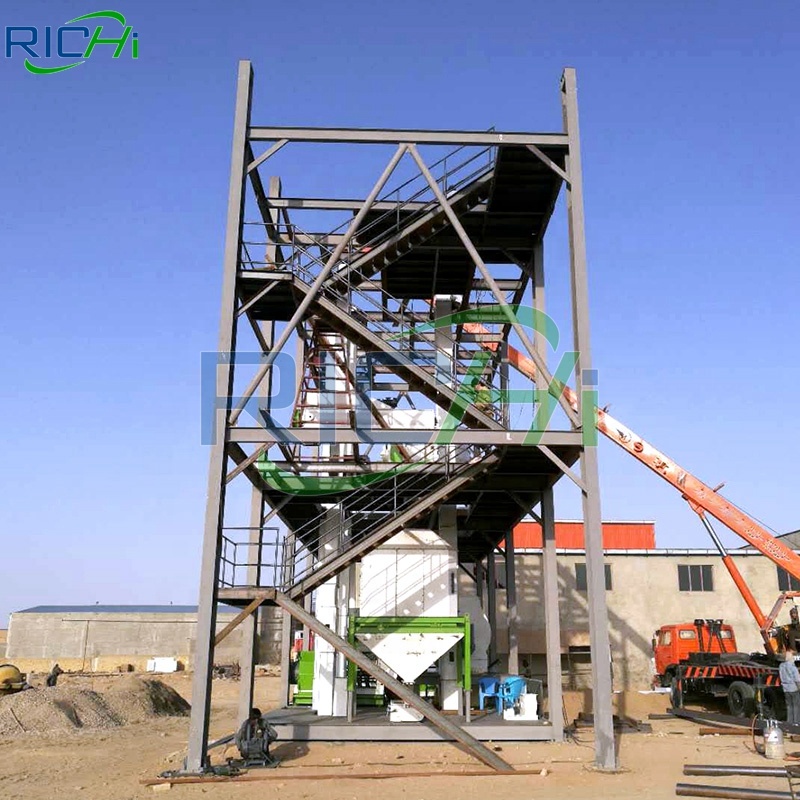 Feed Mill Equipment Small Poultry Machinery Livestock Cattle Feed Granulation Production Line For Sheep Feed Supplier Plant