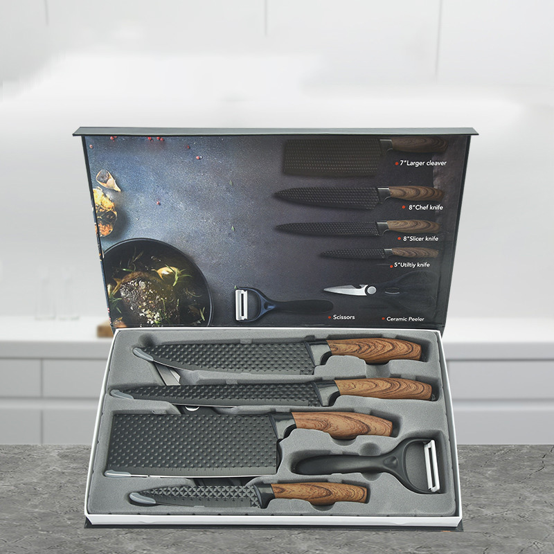 Free Sample 6-piece Hand Made Damascus Boning Knife Outdoor Knife Full Tang Bone Handle Pakistan Knife