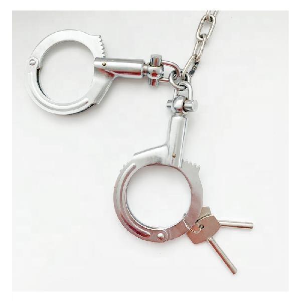 High quality Durable New Standard Metal Handcuffs Police Handcuff Carbon Steel Handcuffs For Sale