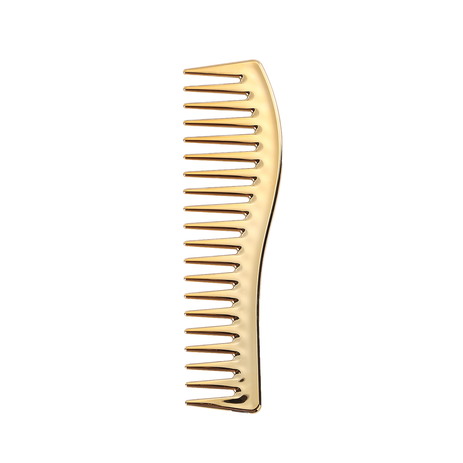Electroplating Color Salon daily home wide tooth comb custom logo