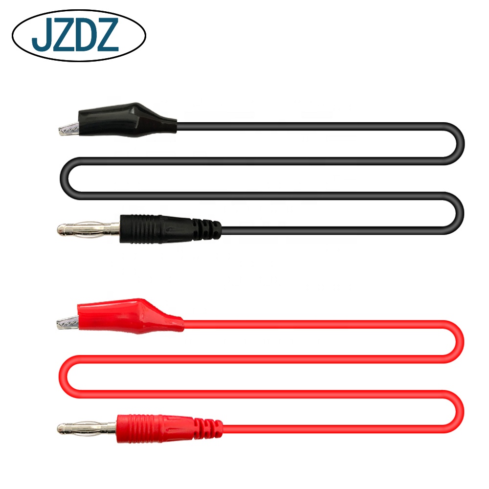 JZDZ J. 70056b двойной стежок Аллигатор тестовый зажим для провода зонда для мультиметров