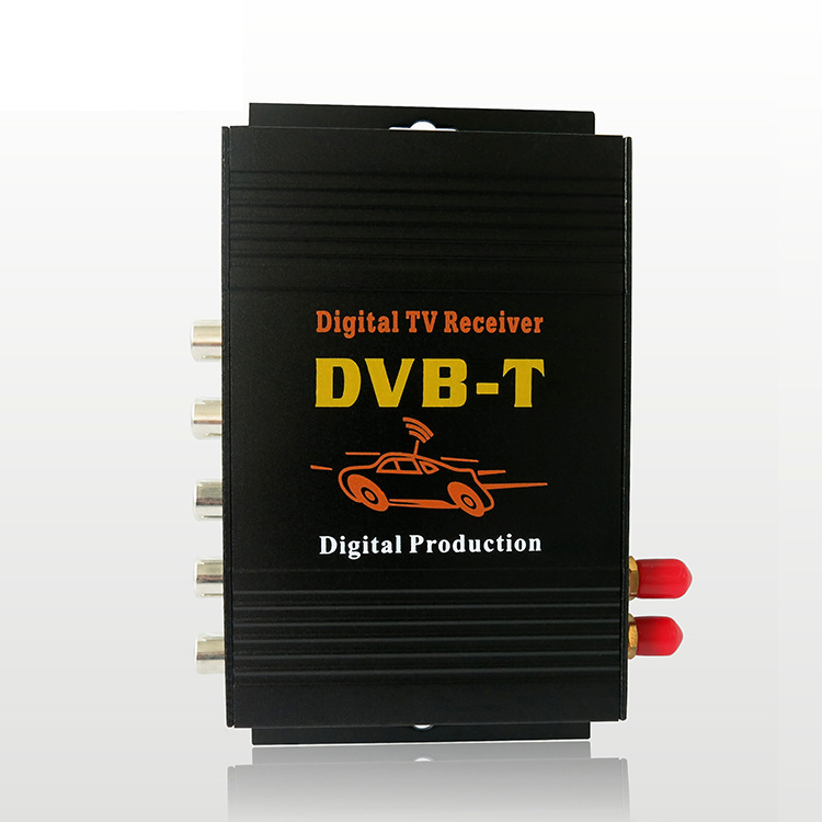 HD Автомобильный DVB-T MPEG-4 цифровой ТВ приемник тюнер с 2 антеннами WIHT 2 тюнер