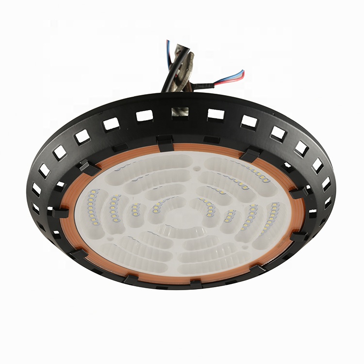 Алюминиевый материал имеет высокую яркость 120lm/w 200w high bay НЛО склад настенный светильник