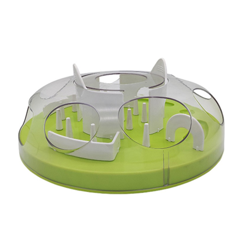 New Style Interactive Cat Puzzle Treat Dispenser Toy Interactive Puzzle Cat Feeder Treat Maze Toy