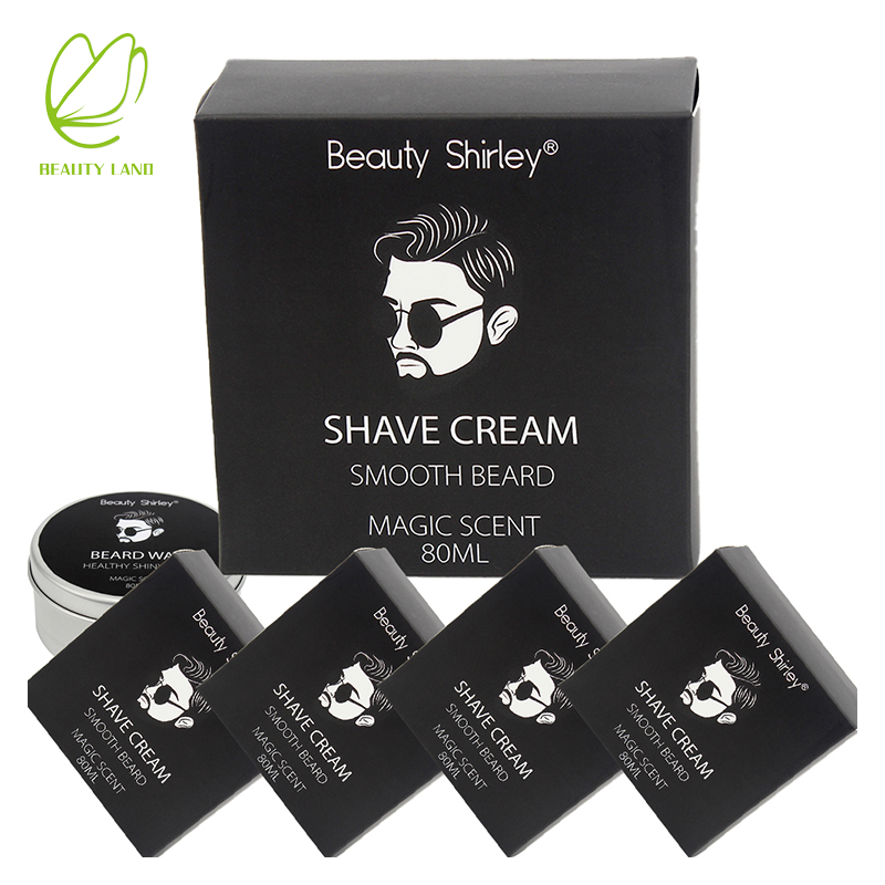 Men Barber shop after shave balm beard soap shave gel cream custom private label mens shaving gel