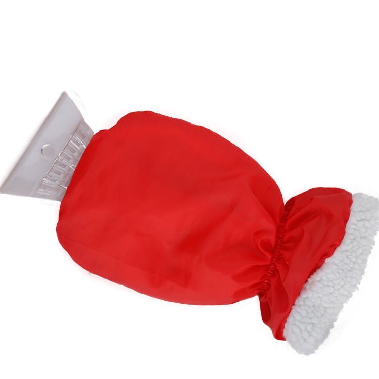 car ice scrapers with glove/snow scraper with mitt/plastic car ice scraper glove