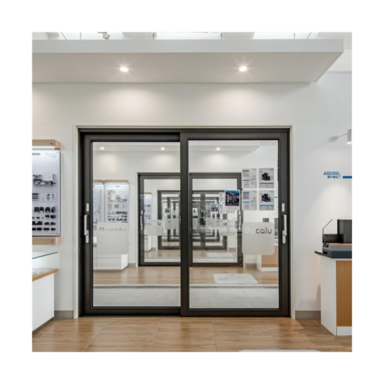 Elegant Modern Balcony Sliding Doors Luxury Design French Doors Sliding Manufacturer Soft Close Slide Door