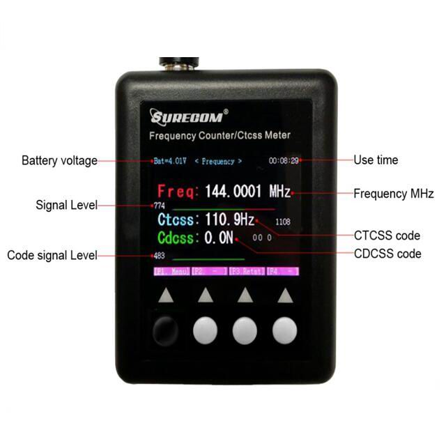 SF-401 SURE-COM интеллигентая (ый) счетчик частоты иди и болтай Walkie Talkie “иди и частотомер автоматический декодер для чтения частоты