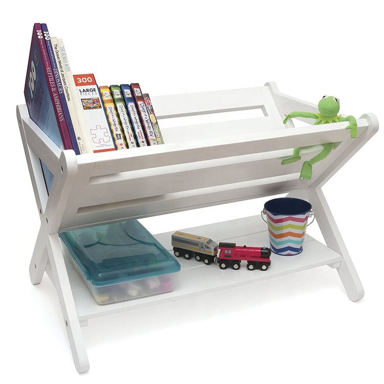 Белая детская книга Caddy с полкой