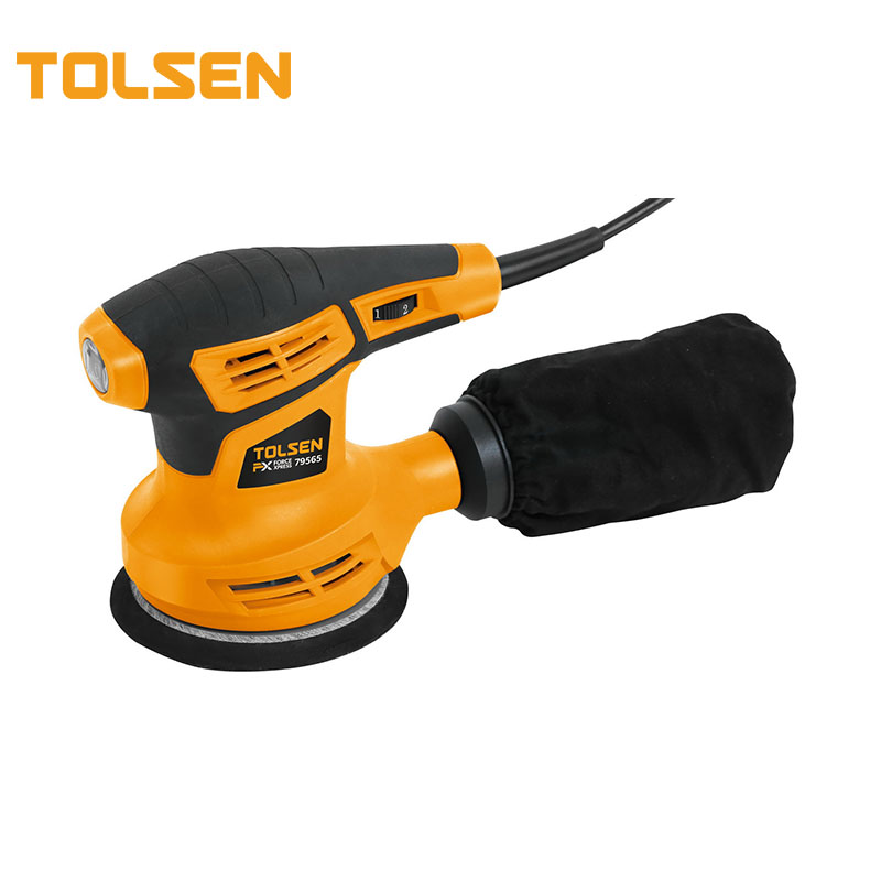 TOLSEN 79565BS 280w 230v Electric Random Orbital Sander With Bs Plug