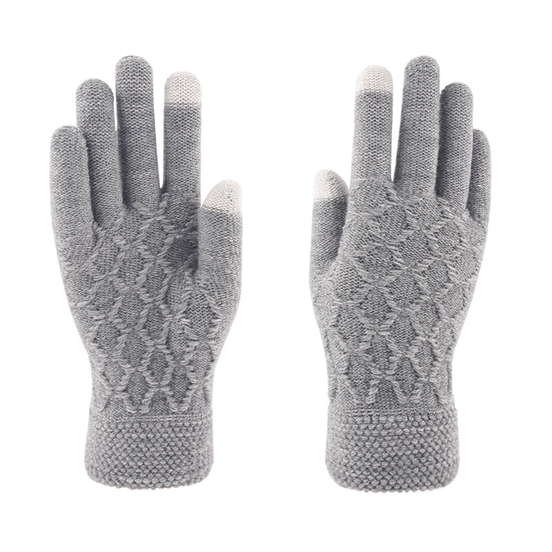 Unisex Winter Magic Gloves Touch Screen Men woman Warm Stretch Knitted Wool Mittens Gloves For Adult