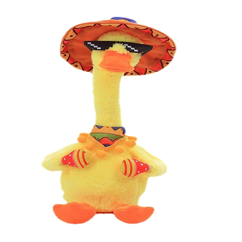 Duck Electronic Plush Toys Duck Smart Singing Repeating Dancing Mexico Stuffed Animal